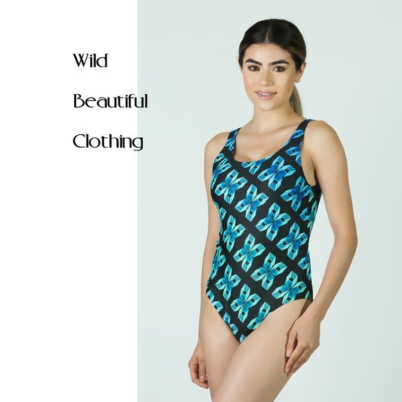 Neon Lights One Piece Swimsuit - Picture 1 of 12